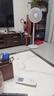 美的（Midea）【品质推荐】七叶轻音柔风电风扇/家用省电落地扇/台式电扇/广角摇头节能宿舍小型风扇 SAE35CA 实拍图