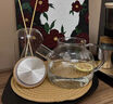 祥瑞盘古凉水壶玻璃耐高温花茶壶家用白开水壶高硼硅果茶壶煮茶壶 1000ml竹盖 实拍图