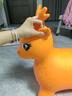 欢乐龙马跳跳马玩具加厚平衡骑坐防摔加厚儿童橡胶玩具摇摇马 欢乐跳跳龙马丨高51cm橙色 实拍图