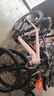 Jeep吉普山地车自行车学生成人减震碟刹通勤变速越野青少年巡航者C800 RC750-辐条轮-珊瑚粉 26寸(建议身高160-183cm) 24速运动版 实拍图