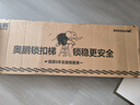 奥鹏 梯子家用四步折叠梯子加厚钢管铁梯宽踏板人字梯单侧工程梯 实拍图