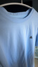 杰克·琼斯（JACK&JONES）26年男装四季打底T恤男士凉感透气多色情侣款短袖t恤水洗不易走形 浅蓝色A43 M 175 实拍图