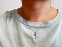 六福珠宝 铂金项链满天星素链铂950锁骨链 计价A03TBPN0005 43cm-约2.31克 实拍图