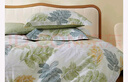 水星家纺 四件套纯棉100%全棉套件居家学生宿舍床单田园花卉风 北欧叶青颜【清新自然】 40支 床单款 （被套220*240cm） 实拍图
