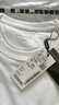 利郎液氨短袖t恤男纯色圆领25夏季打底男T恤 白色 XL175/92A  实拍图