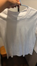 拇指白小T【汗隐无痕T】春夏新款短袖男士T恤纯色舒适百搭打底衫 皓白 3XL 实拍图