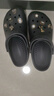 卡骆驰crocs洞洞鞋贝雅男鞋女鞋轻便耐磨一脚蹬拖鞋休闲鞋|10126 白-100 39 (240mm) 实拍图