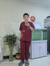 富信康结婚睡衣新婚情侣套装秋冬季红色长袖珊瑚绒男女喜庆本命年家居服 CY-B9981 M -女【高150-160-重80-100】 实拍图