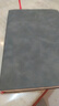 加厚皮面本笔记本子批发大号软皮本简约大学生用商务记事本日记本A5文艺精致商用办公会议记录复古创意 A5灰色—200页 实拍图