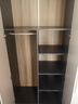 束寻【上门安装】衣柜现代简约实木挂衣杆经济型简易组装出租房卧室 两门80*40*180暖白+灰色 包安装 实拍图