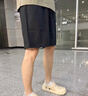 骆驼速干短袖T恤男士透气宽松休闲运动户外跑步青年夏季 黑色 男款108A5 2XL 实拍图