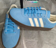 adidas T头鞋 VL COURT复古板鞋德训鞋男女阿迪达斯轻运动   蓝色/亮白/树脂黄(推荐女生选小半码)   41 实拍图