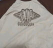 Gap男女装夏季撞色插肩袖logo圆领短袖T恤宽松上衣463174 卡其色 3XL (185/108A)亚洲尺码 实拍图