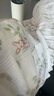 ROVO纯棉孕妇夏季月子服睡衣产后哺乳100%纯棉开衫套装喂奶专用居家服 天使兔【带胸垫】 XL（适合于140-160斤） 实拍图