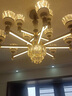 珺蒂北欧轻奢水晶客厅吊灯灯具套餐现代欧式简约大气餐厅灯臂发光灯饰 水晶6头-三色调光 实拍图