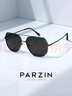 帕森（PARZIN）偏光太阳镜男 时尚双梁设计驾驶眼镜防紫外线开车专用墨镜 PZ8278 枪框黑灰片-尼龙偏光片 实拍图