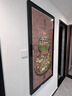 瑞尚（RUISHANG） 玄关装饰画现代简约进门壁画山水墙画竖版晶瓷画欧式轻奢挂画 吉葫莲韵 80*160cm/晶瓷面+铝合金边框 实拍图