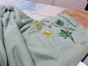 【京东快递】艾草驱蚊夏凉被 单双人可水洗机洗 不跑棉夏被 绿色 140x200cm 实拍图