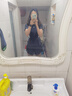 李宁（LI-NING）泳衣女士分体式两件套游泳衣温泉显瘦游泳装备 0921 黑灰 XL 实拍图