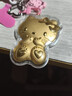 仿黄金手机挂绳hellokitty猫钥匙扣KT猫可爱金闪闪卡通手机链包包挂件车挂饰送女友 KT猫挂饰 实拍图