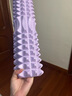 yottoy 泡沫滚轴狼牙瑜伽辅助工具用品泡沫轴肌肉放松滚轴按摩轴瑜伽柱 洛菲紫（泡沫轴+按摩棒+小刺球） 实拍图
