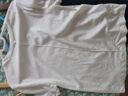 麦檬MM清凉一夏/正肩垂坠凉感/衣橱B备T恤短袖25夏新款5G4900821X 圆领-白色5G4900821X L （115-125斤） 实拍图