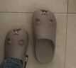 chikoku可爱土拨鼠凉拖鞋女夏外穿厚底增高居家情侣男洞洞鞋夏 实拍图