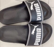 彪马（PUMA）透气运动拖鞋一字拖男女款室内外休闲凉鞋LEADCAT 360263 黑色-白色-01 42 实拍图