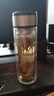 【⭐京东物流配送】高硼硅双层玻璃杯大容量泡茶杯水杯子茶水分离 【双层加厚】茶杯 350ml 1只 实拍图