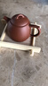 陶云尚迷你小紫砂壶创意指尖壶小壶茶玩茶宠摆件精品可养趣味小茶壶摆件 迷你 【红泥-秦权壶】 实拍图