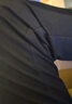 真维斯（Jeanswest）王一博代言牛仔裤男春秋季新款舒适修身直筒高端潮牌休闲长裤子男 纯黑【夏款】 34 码(2尺7) 实拍图