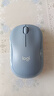 罗技（Logitech）M221 轻音鼠标 无线鼠标 办公鼠标 对称鼠标 带无线微型接收器 雾霭蓝 实拍图