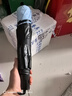 加固折叠雨伞手动结实耐用黑胶晴雨伞两用遮阳防晒学生雨伞 天蓝-黑胶防晒手动反向收伞 8骨 实拍图