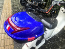 霸盛电动车后备箱踏板摩托车后尾箱大号储物箱电瓶车通用大容量后备箱 透明蓝（大号送螺丝刀和安装配件 实拍图
