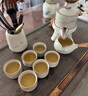 瓷牌茗茶具 富竹盖碗茶壶茶具整套高档汝窑功夫泡茶器家用开片可养茶具 汝窑富竹盖碗10件套+茶道+茶盘 实拍图