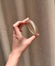 中国黄金（CHINA GOLD）玉髓手镯冰种玉镯子月光玛瑙女香槟色送女友送老婆七夕情人节礼物 #56-#58_附检测证书 实拍图