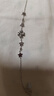 周六福（ZLF）  PT950铂金手链女款四叶草幸运星手饰 16cm+尾链2cm -4.33g 实拍图