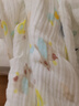 洁丽雅婴儿浴巾纯棉超柔吸水洗澡纱布幼儿童宝宝新生婴儿用品 【包边】 6层 105*105cm 奶牛 实拍图