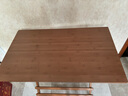 木马人简易免安装折叠桌餐桌饭桌餐桌椅收纳桌椅小方桌长木桌子茶几茶桌 升级款-茶色长方形100*60 实拍图