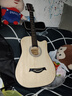 维卡斯（WEIKASI）民谣吉他初学者木吉他单板新手入门练习琴guitar吉它学生男女乐器 38英寸原木色+礼包【初学推荐】 实拍图