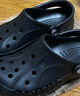 crocs卡骆驰洞洞鞋贝雅男鞋女鞋轻便耐磨一脚蹬拖鞋休闲鞋|10126 黑色-001 44 (280mm) 实拍图
