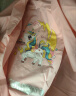 牧萌儿童雨衣带书包位男童女童女孩加长全身学生雨披 粉独角兽 4XL 实拍图