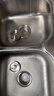 HOMK【德国】厨房下水套装洗碗洗菜盆下水管配件单双水槽排水管防臭 【双槽】防臭下水管套装-低杯款 止逆阀防臭丨带万能接头 实拍图