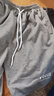 男士短裤夏季薄款速干宽松大码休闲五分裤马裤休闲沙滩中裤大裤衩 正品浅灰色TU【一件装】 XL【90-120】 实拍图