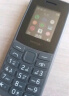 诺基亚NOKIA新105 4G 全网通移动联通电信 老人老年按键直板学生儿童备用戒网手机 双卡双待  黑色 实拍图
