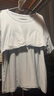 棉十三女士睡衣夏季薄款【莫代尔带胸垫】圆领短袖七分裤宽松家居服套装 实拍图