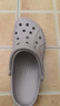 卡骆驰crocs洞洞鞋贝雅男鞋女鞋轻便耐磨一脚蹬拖鞋休闲鞋|10126 卵石色-2V3 41 /42(260mm) 实拍图