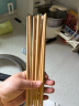 唐宗筷 天然竹筷子-招财猫10双装 家用酒店用 碳化竹筷餐具套装C1091 实拍图