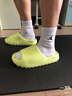 阿迪达斯 Yeezy SLIDE夏季三叶草椰子拖鞋运动拖鞋FZ5904  绿色 38 实拍图