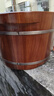 初心家用恒温足浴桶大桶过小腿养生木桶加厚高桶健康礼物泡脚桶 24.5cm圆形口-大叶花梨木 实拍图